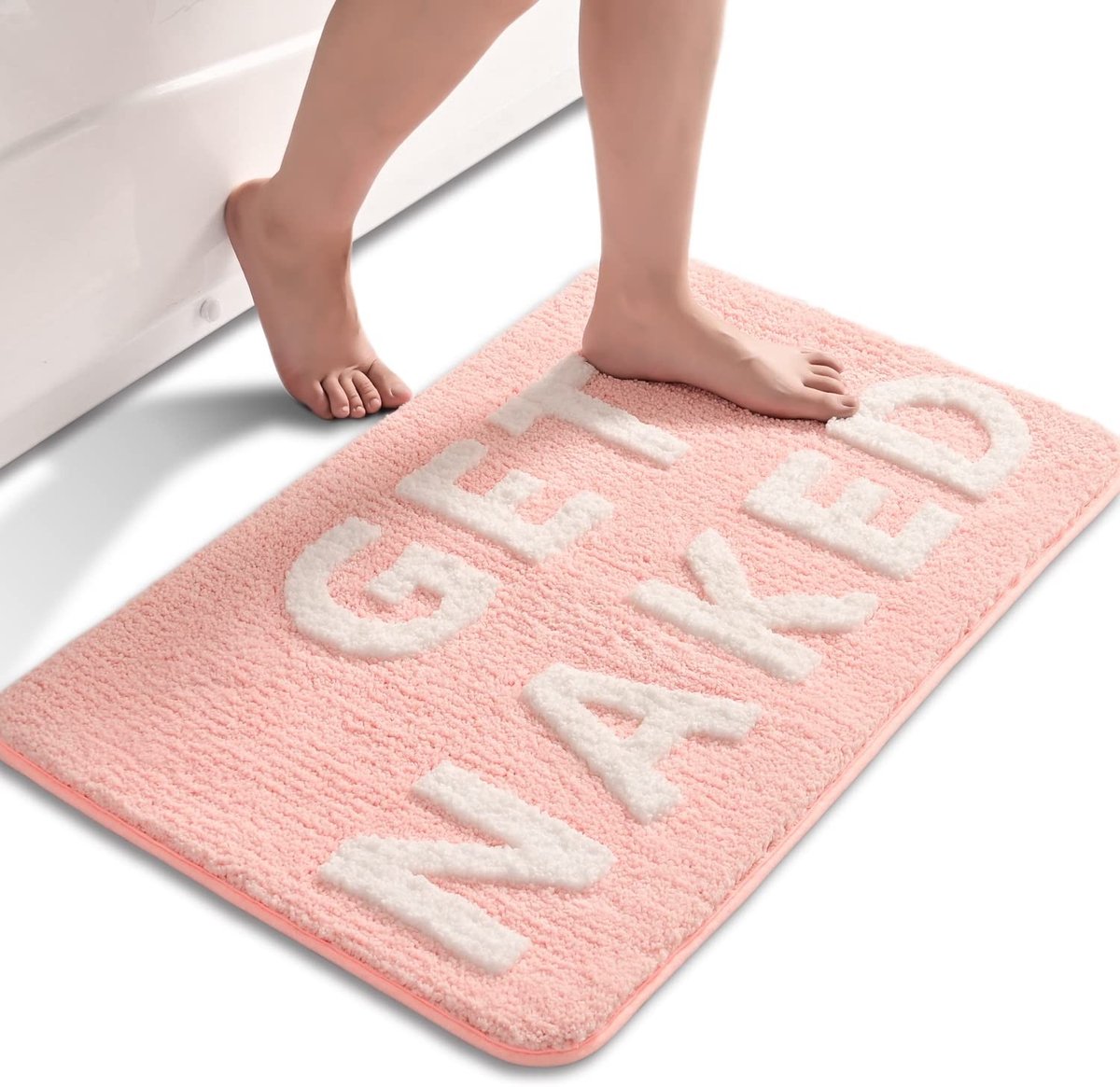 Omgoods - Slip Bestendige Badmat - Zacht Microfiber Met 3D Effect