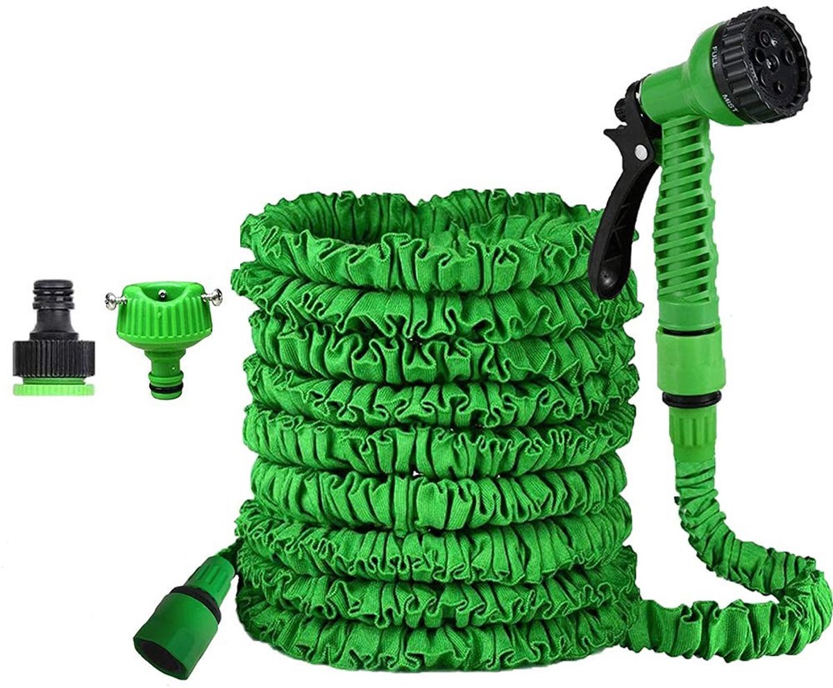 Omgoods - Uitbreidbare Tuinslang 15m met 8 Sprayfuncties