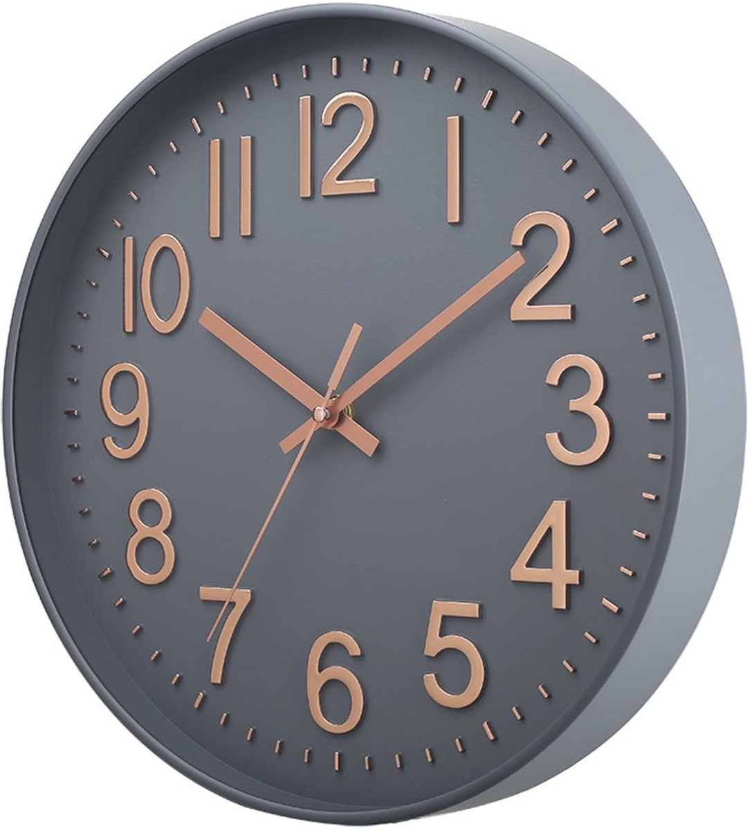 Omgoods - Wandklok 30,5 cm - Stil en modern voor binnengebruik