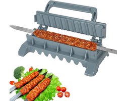 Maker Spijsen, geactualiseerde eenvoudige Kebab maker, draagbare kabob grillspiesen, herbruikbare handmatige cabob, handmatige cabomaker voor barbecuefeesten