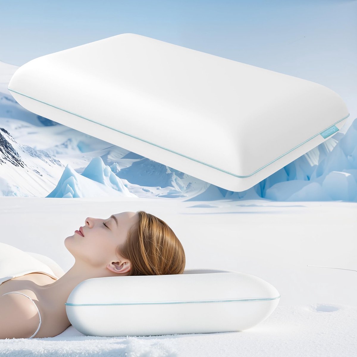 Omgoods - Verfrissend Zacht Kussen - 40 x 60 cm Memory Foam