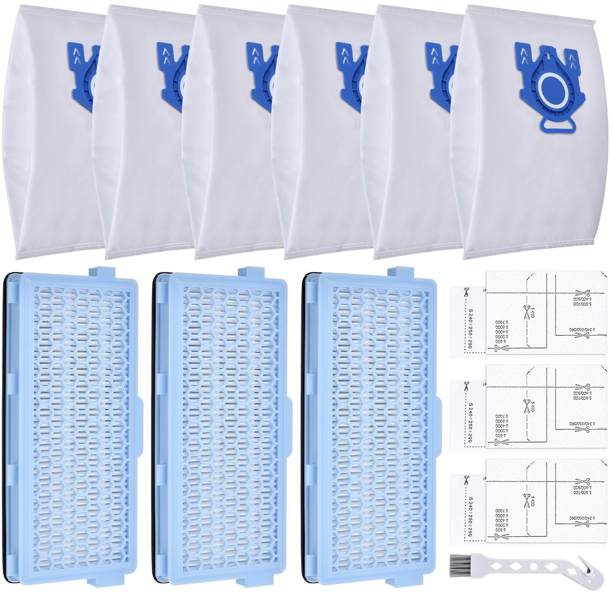 Omgoods - Filterset voor Active Airclean Plus 50 Compact C1 & C2