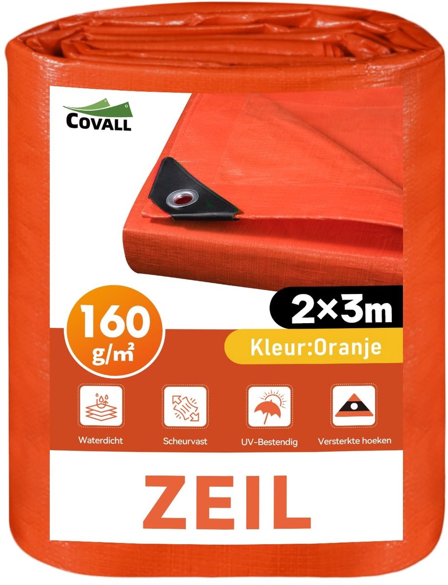 Omgoods - Heavy Duty Zeildoek 2x3m - Waterdicht en UV-bescherming