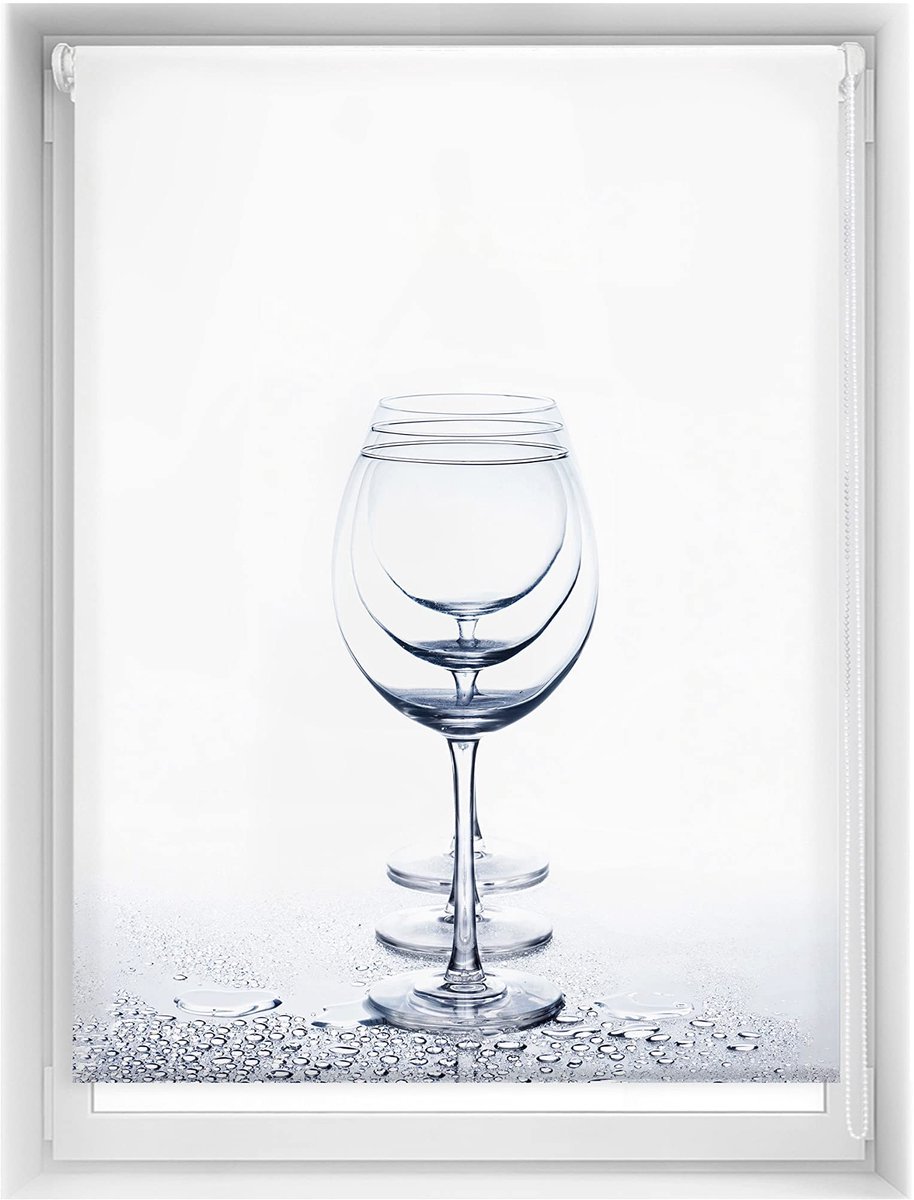 Omgoods - Easy Rolgordijn zonder Boren - Translucent met Digitale Print