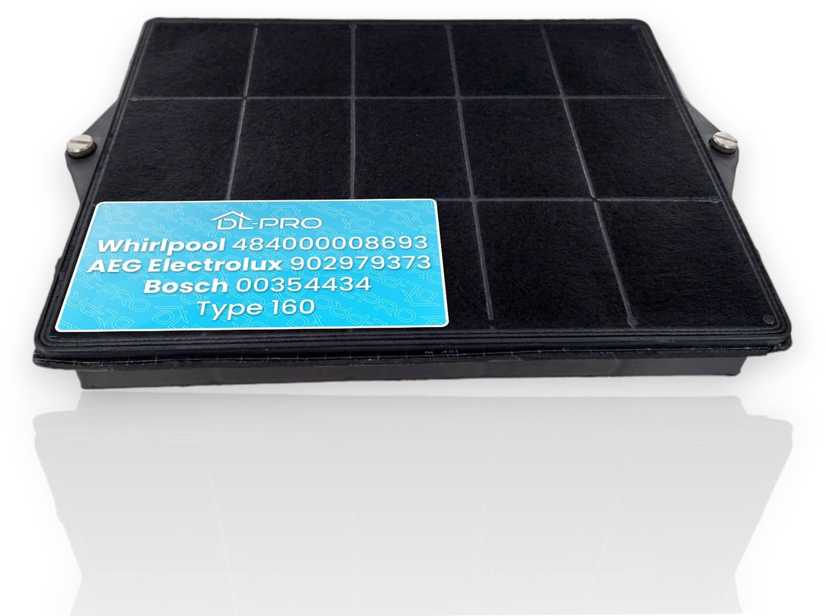 Omgoods - Actief Koolfilter voor Afzuigkap - Geschikt voor Whirlpool, Bosch