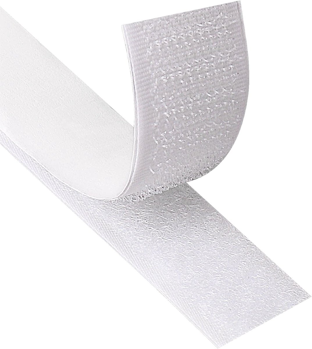 Omgoods - Extra Sterke Dubbelzijdige Klittenband Tape 20mm x 20m (Wit)