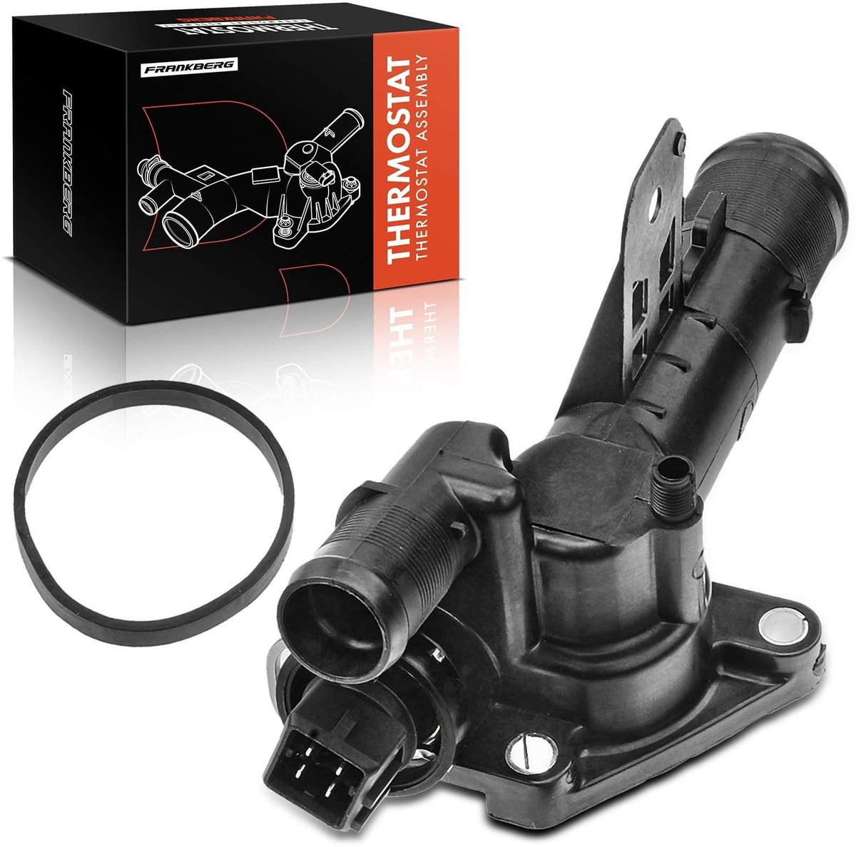 Omgoods - Coolant Thermostat met Sensorbehuizing - Vervangend Onderdeel voor Renault Modellen