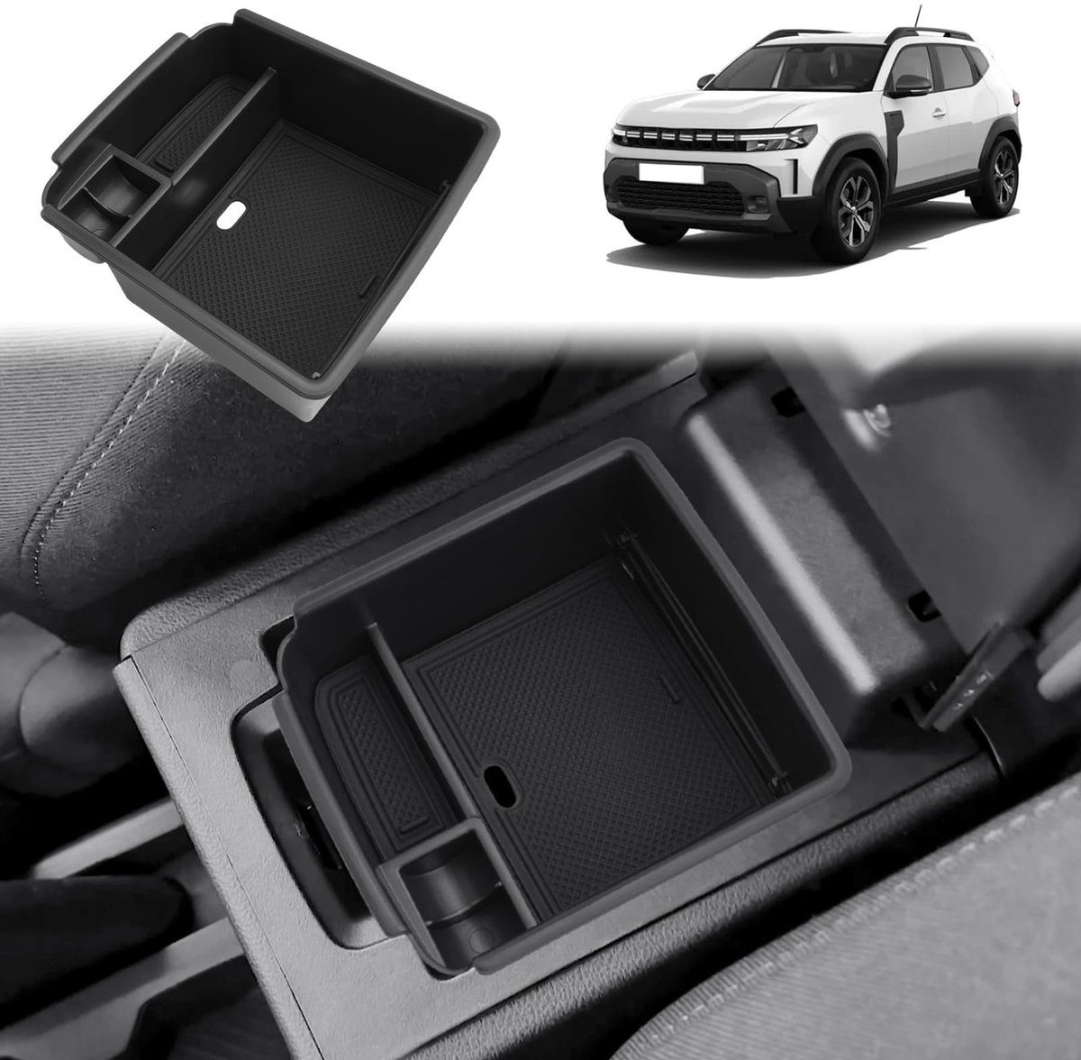 Omgoods - Center Console Opbergdoos voor Dacia Du Star 3 2024-2027