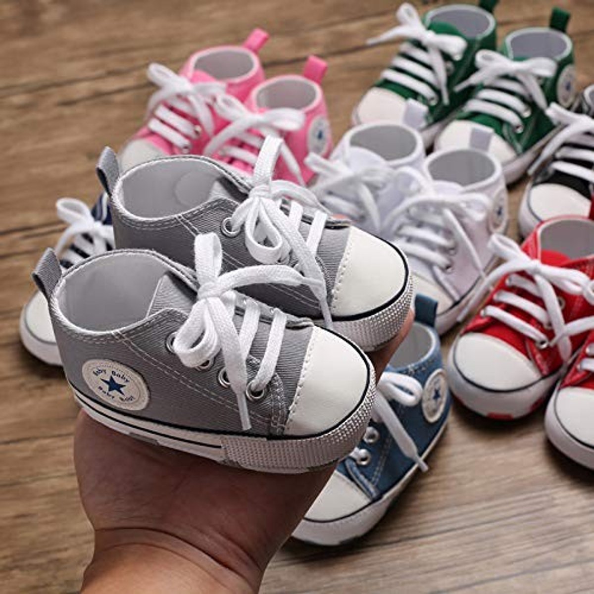 Omgoods - Canvas Gymnastiekschoenen voor Baby's met Antislip Zool