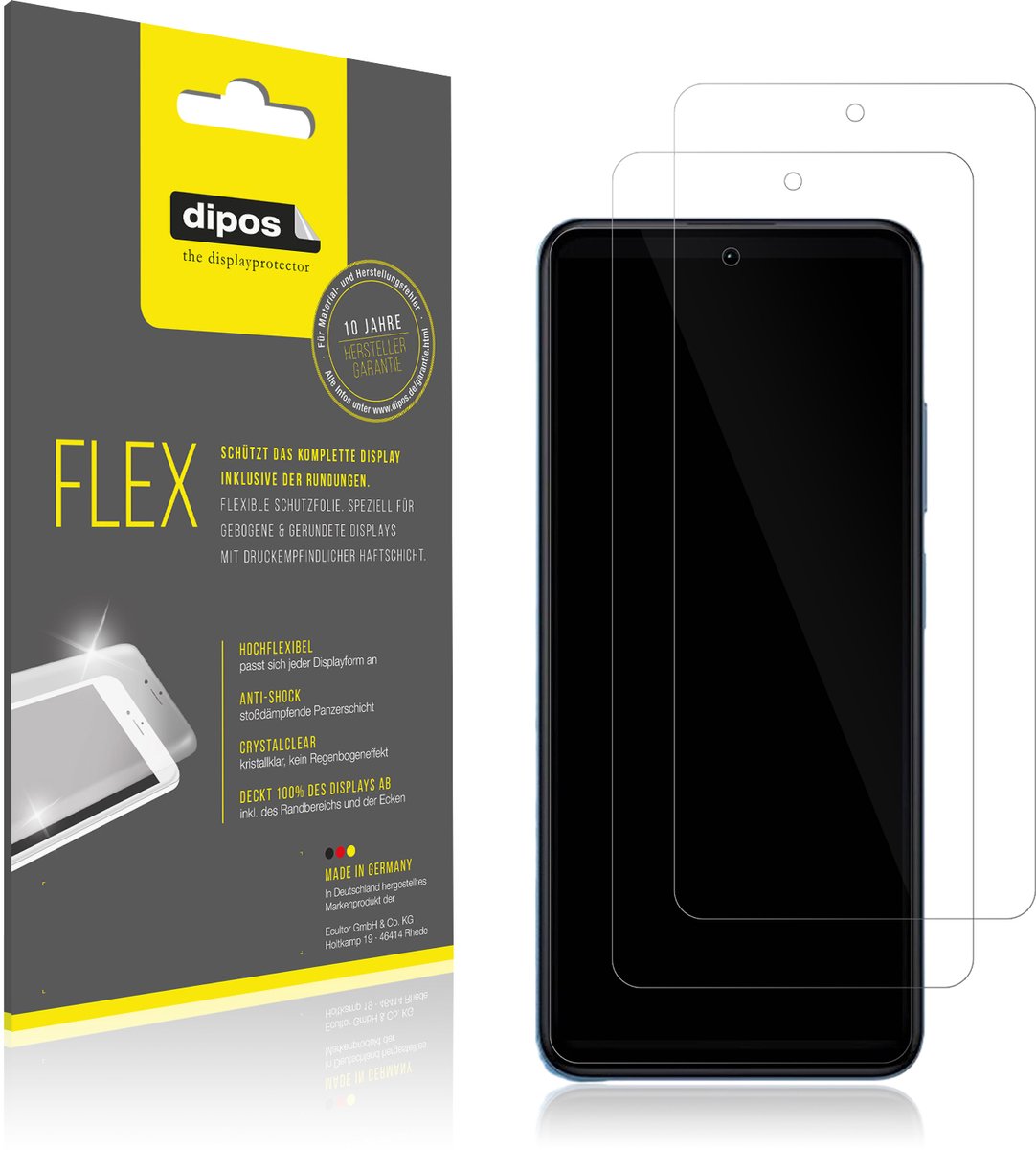 dipos – Matte Privacy Screenprotector geschikt voor Lagenio Panther 2 | Anti-Spy Beschermfolie