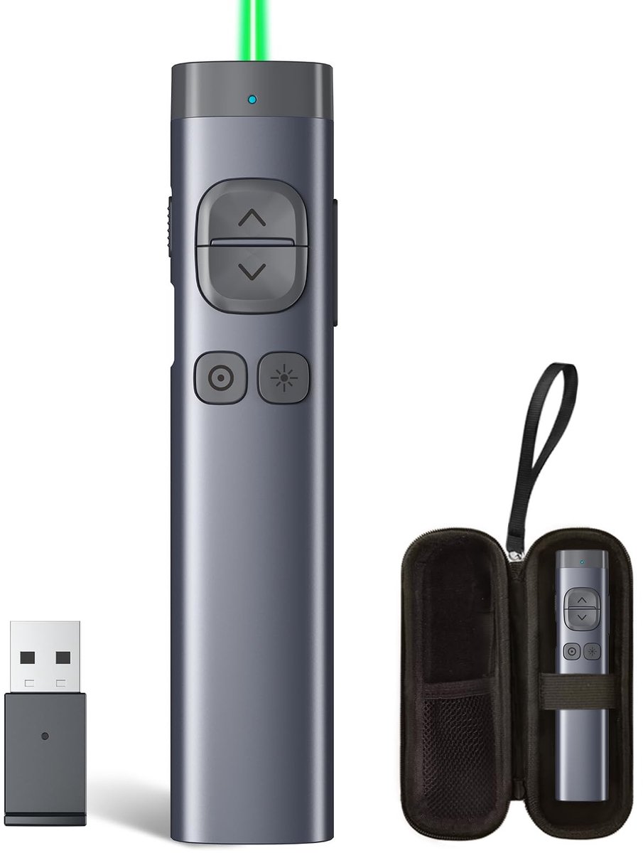 Omgoods - Norwii N97s Presentatie Clicker voor TV Schermen - Bluetooth Draadloze Presenter