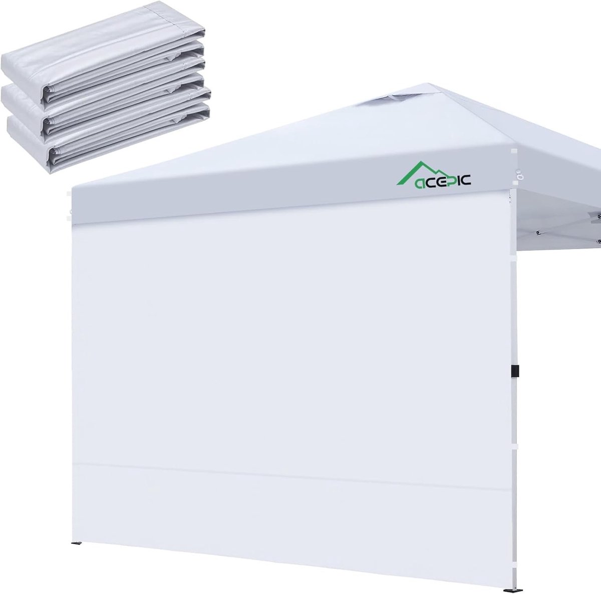 Omgoods - 3x3 m Zijwanden voor Tuinpaviljoen - Waterdicht en UV-bescherming