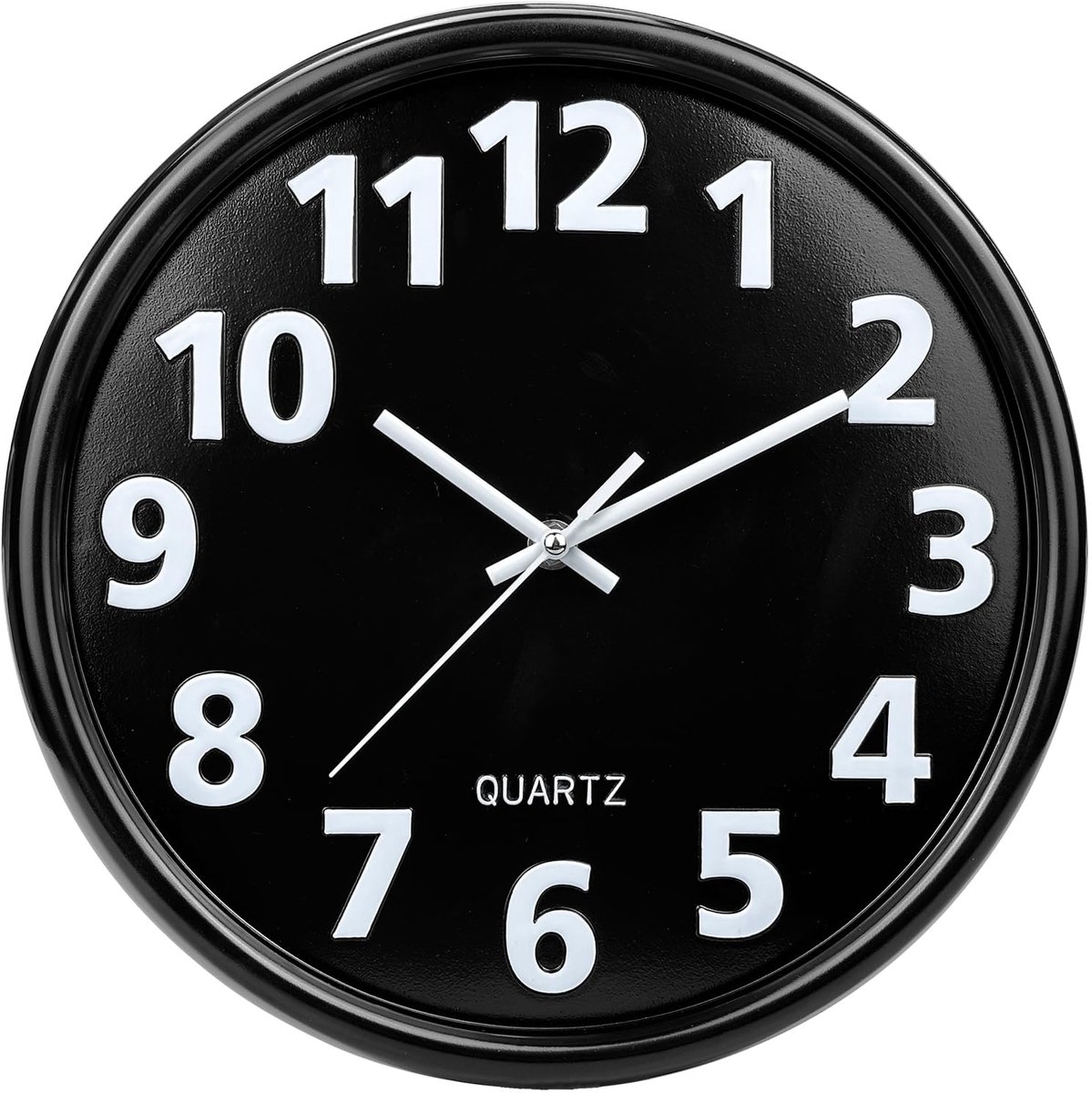 Omgoods - Plumeet 33cm Wandklok - Stille Quartz Klok voor Binnen