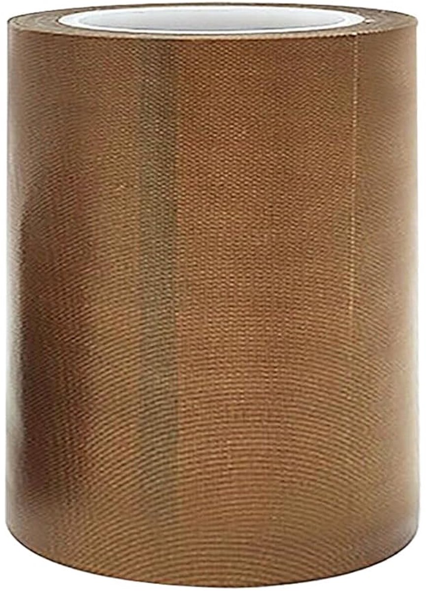 hoge temperatuur plakband, teflonband, schroefdraadafdichtingstape, teflontape, zelfklevende PTFE tape, vacuümtape voor vacuümmachine (80 mm x 10 m, A)