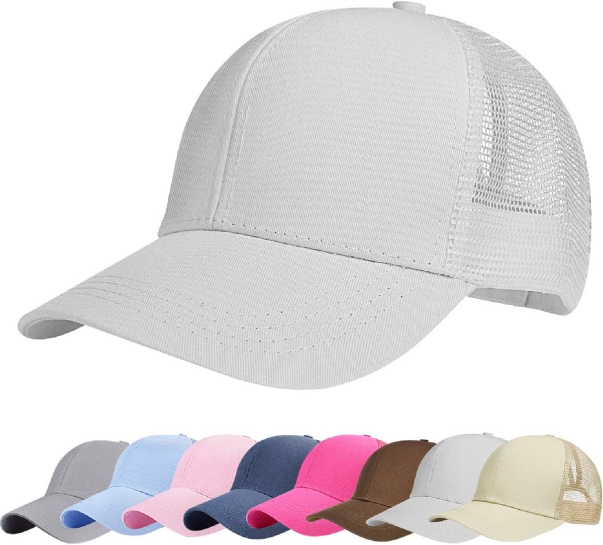 Mesh baseballpet voor dames, basecap, outdoor, sport, muts, casual