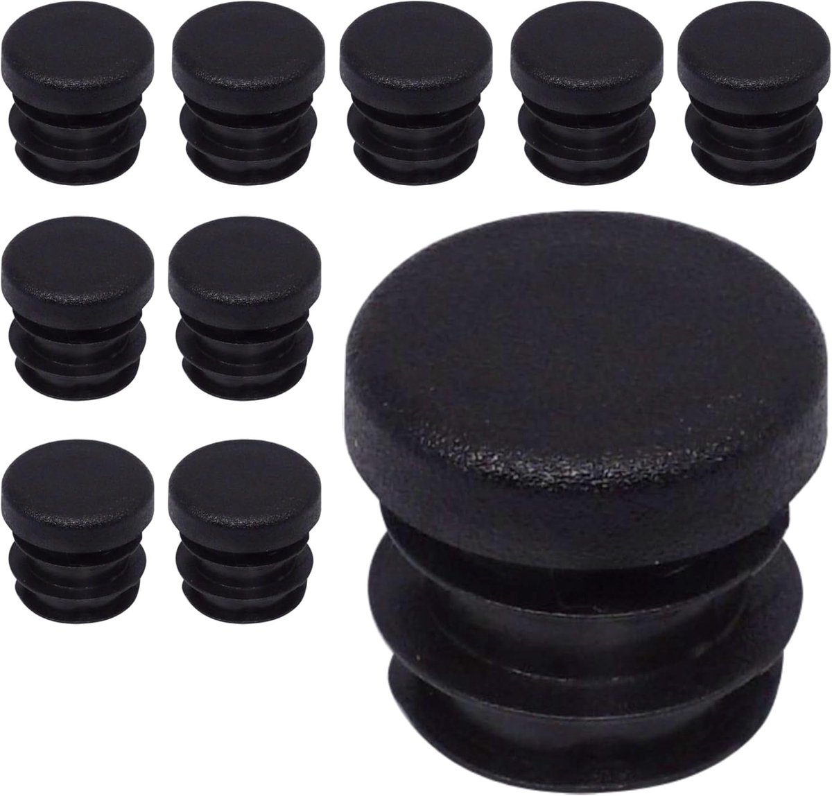 Ronde buisinzetstukken van 14 mm, 10 stuks, hekpalen, eindkappen van