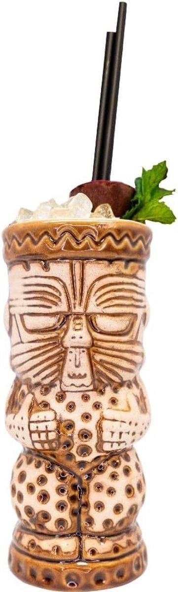 Bouquet Fik 1406 tiki glas 350 ml exotisch design voor cocktails en