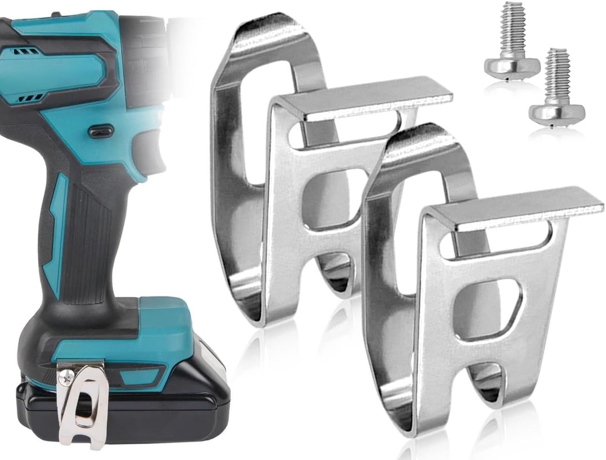 2 stuks riemclip, riemhaak van roestvrij staal 346449-3, haken voor