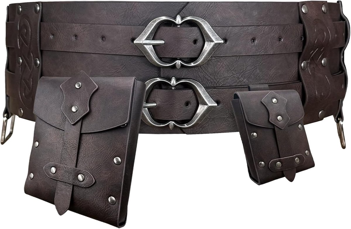 3PCs Middeleeuwse heuptas accessoireset,Renaissance heuptasje,Vintage