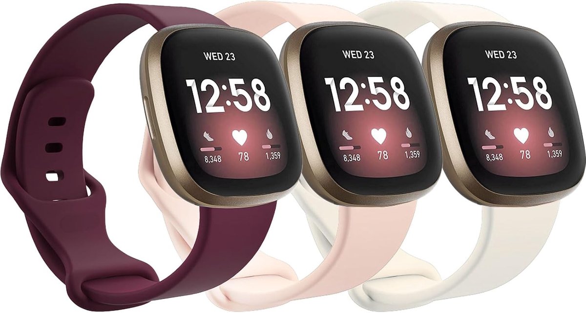 Bandje Compatibel voor Fitbit Versa 4/3, Sense 2 / Sense Bandjes