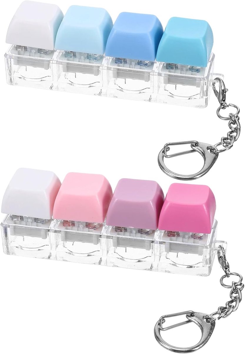 2 stuks toetsenbord Fidget speelgoed voor volwassenen Toetsenbord