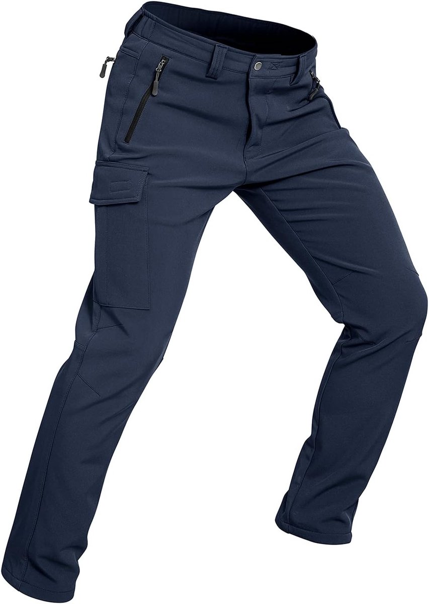 Wandelbroek voor heren, waterdichte softshellbroek, outdoorbroek