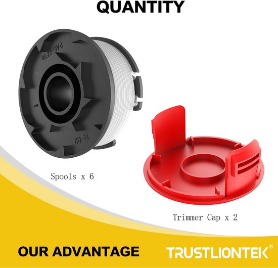 draadspoel, voor Einhell accu-grastrimmer Ge-Ct 18/28 Li en Ge-Ct — afbeelding 3