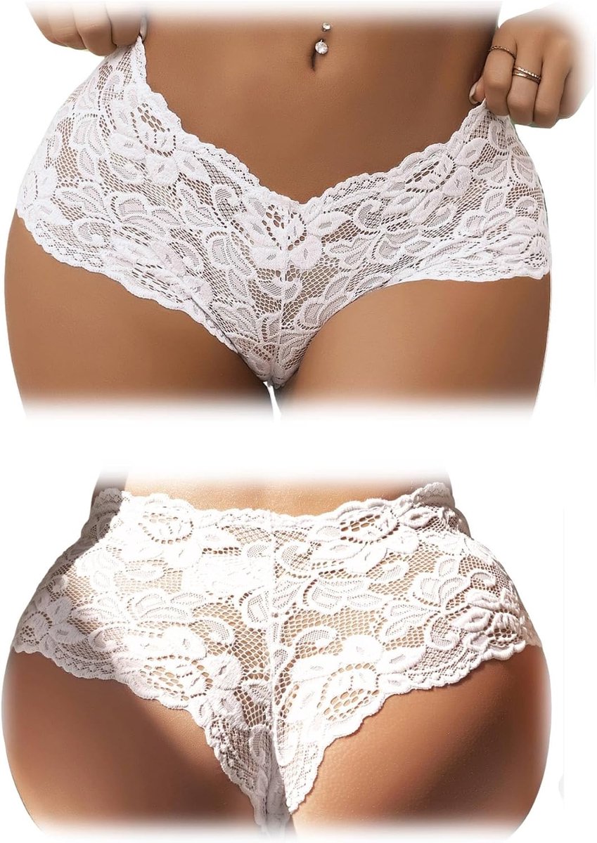 comeondear Tanga Dames Grote Maat Braziliaanse Onderbroek Lage Taille