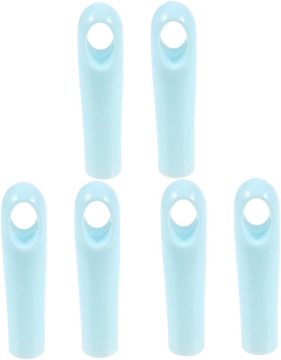 Broomstick Handvatten - Vegen Handvatten - Schoonmaken Huis - Eenvoudige Montage - 3 Stuks - Wit