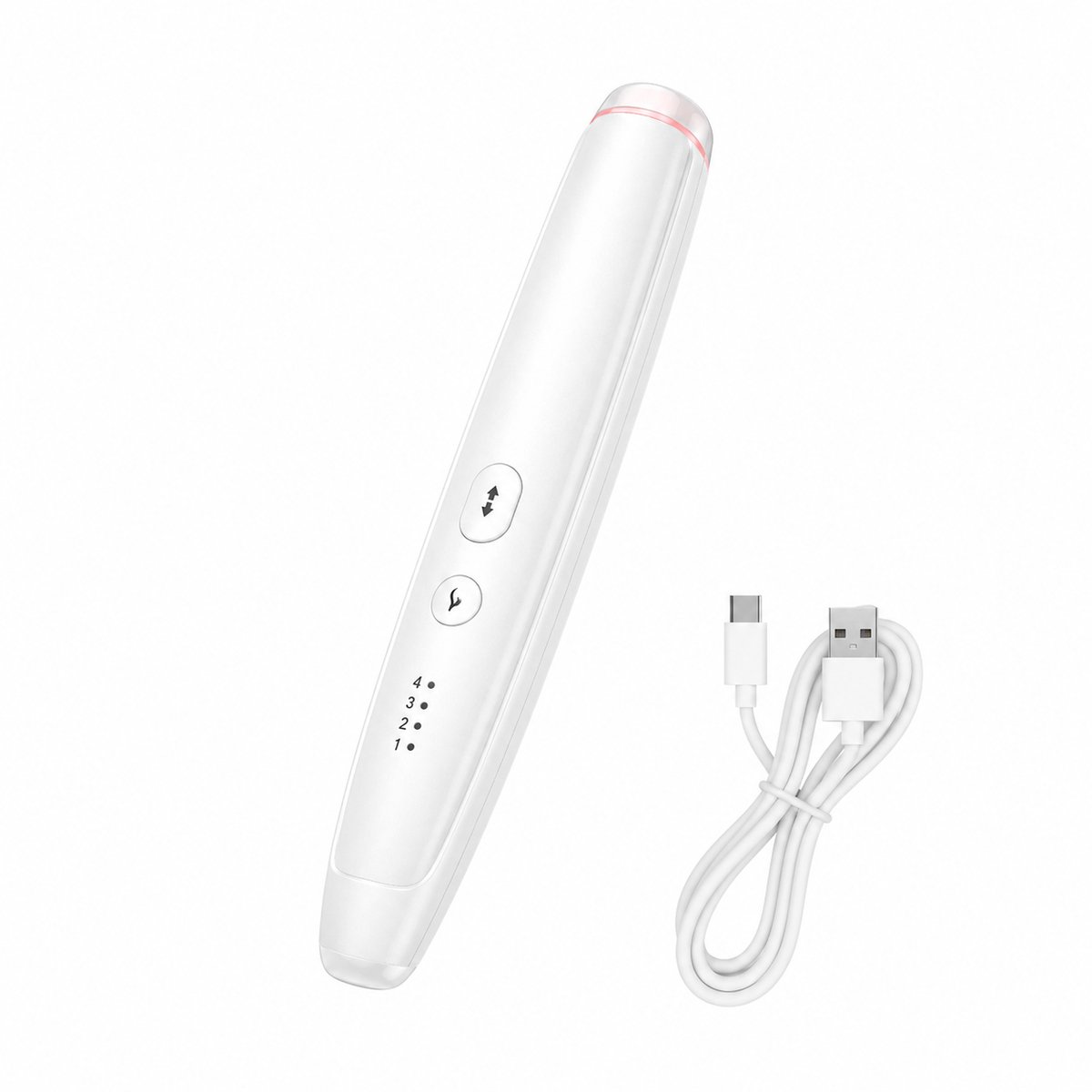 Elektrische Jeukverlichter met Warmtepuls – USB-C Oplaadbaar – 4 Temperatuurstanden – Voor Muggen- en Insectenbeten – Compact & Draagbaar