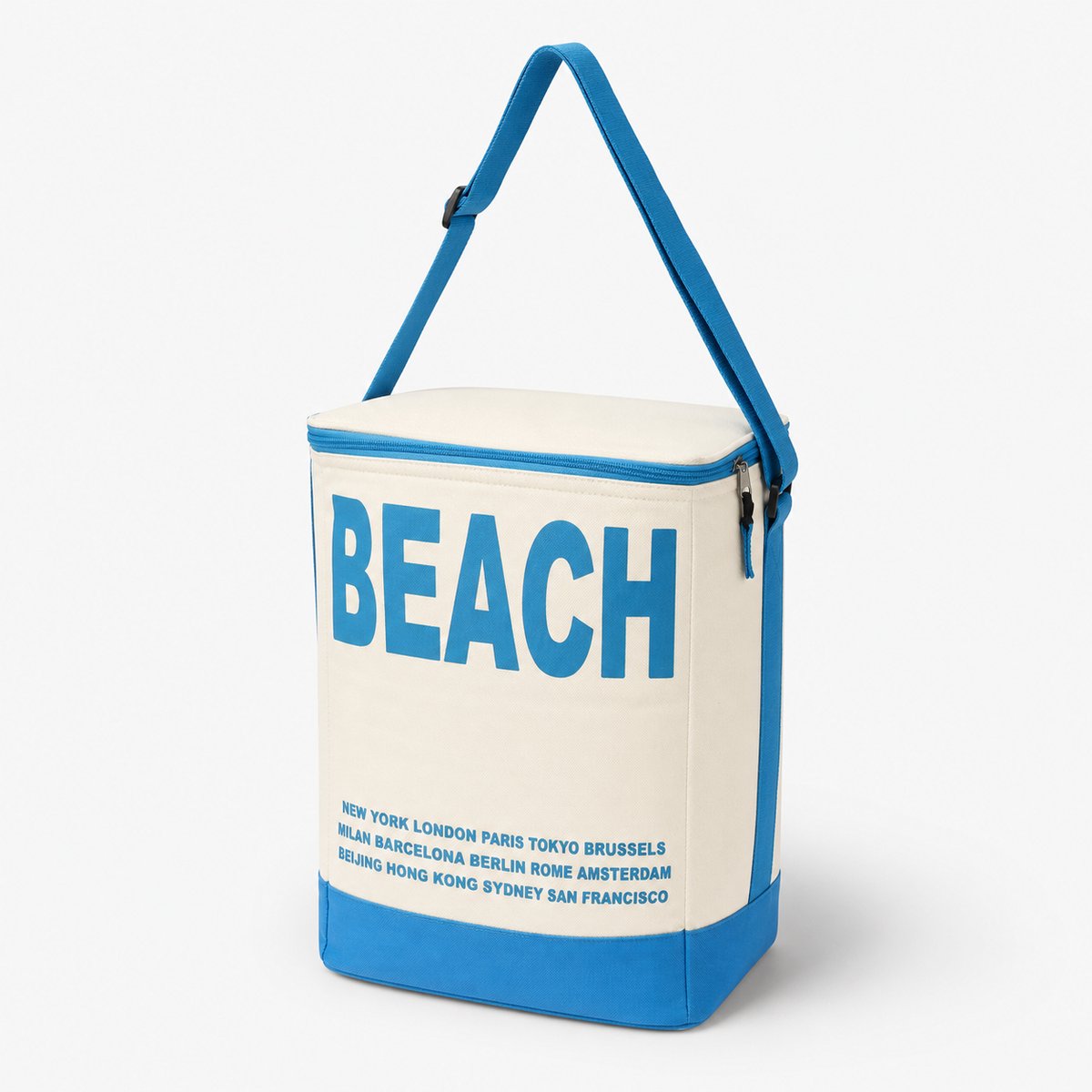 Koeltas 20 Liter - Strandtas met Schouderband - Isolerend - Blauw