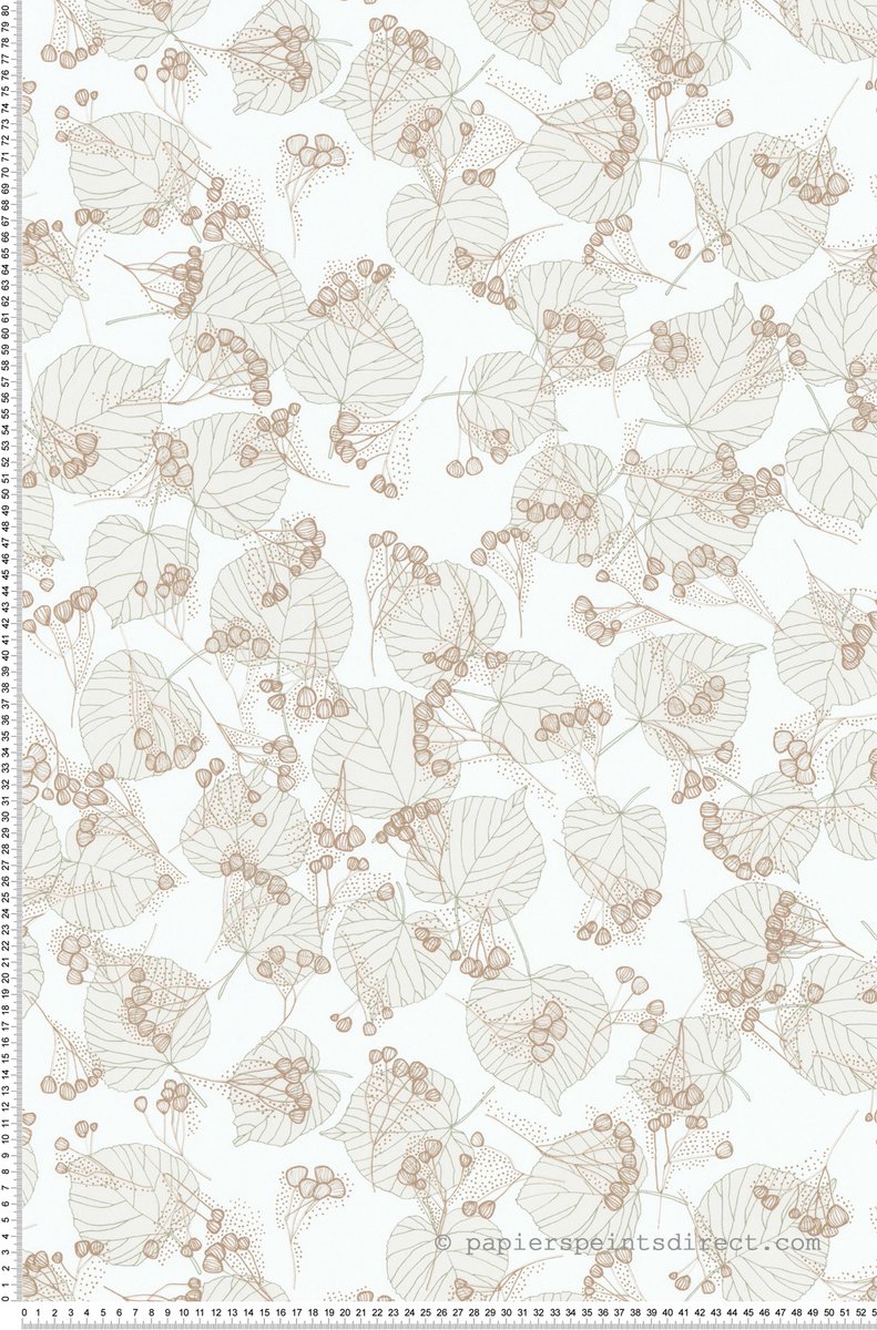 Lutèce – 51250406 – Vliesbehang – Beige / Wit / Groen / Bruin