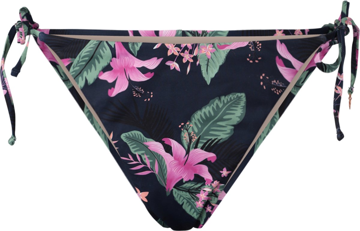Brunotti Elly-Tropicana Dames Bikini Broekje Indigo 34 Blauw
