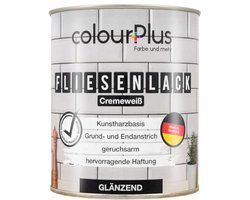 ColourPlus Farbe und meer FL10003 - Tegelverf - 750 ml - Crème wit - Hoogglans - Waterbestendig