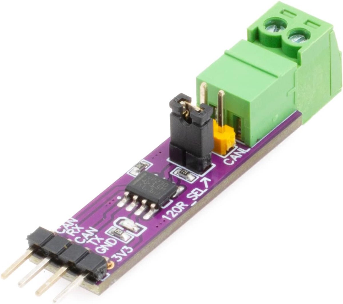 HAT SN65HVD230 can-Bus transceiver Module Stably Long-Distance Communication Functions Communication Module Single Channel