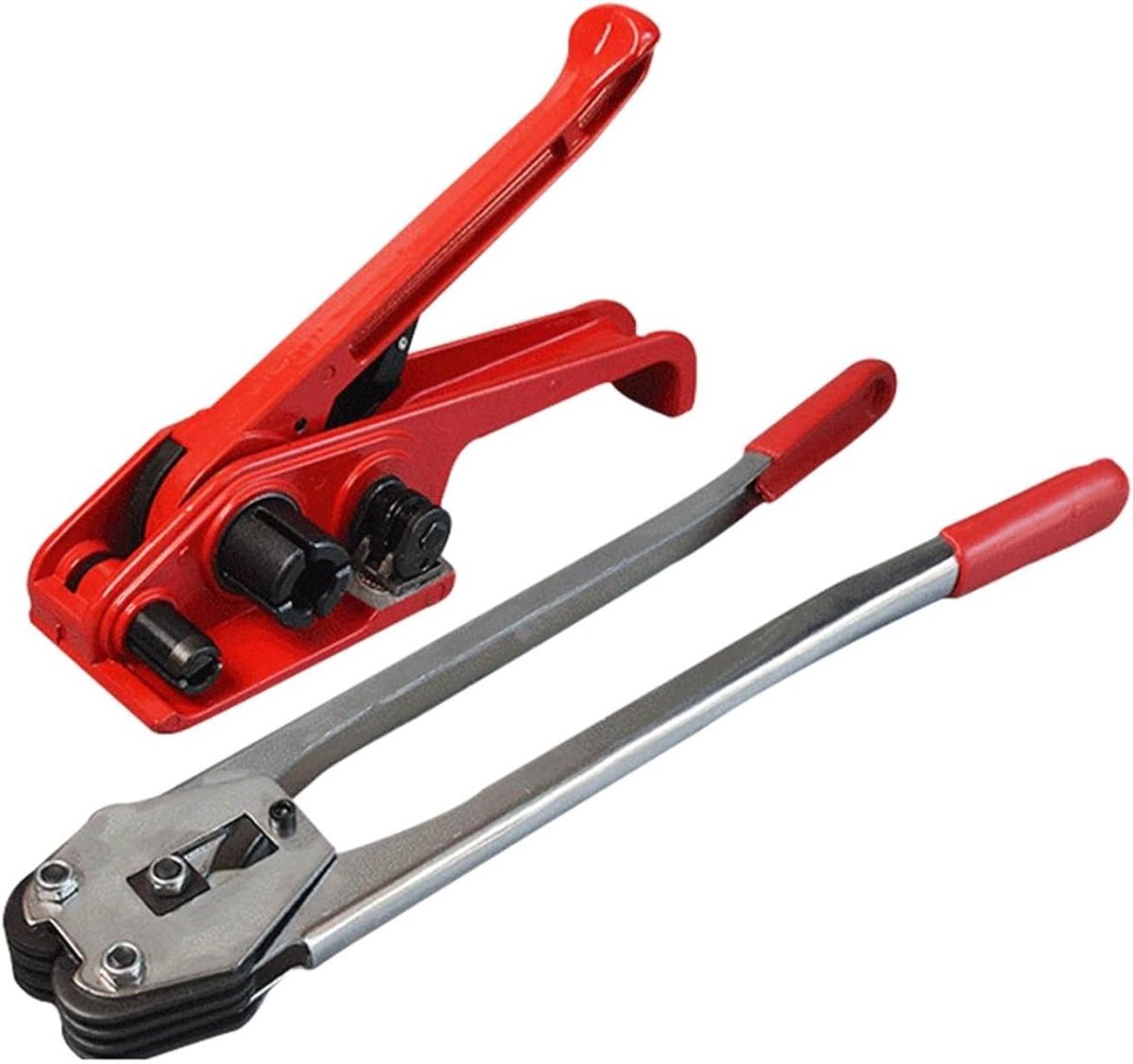 Plastic Staal Bandapparaat - Handmatig Bale Machine - Goederen Zekeren - Krachtige Spankracht - 16-19mm Bandbreedte - Rood