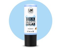 LM-Kreativ Sock Stop - antislip textielverf - 90 ml - lichtblauw - waterbasis en latexvrij