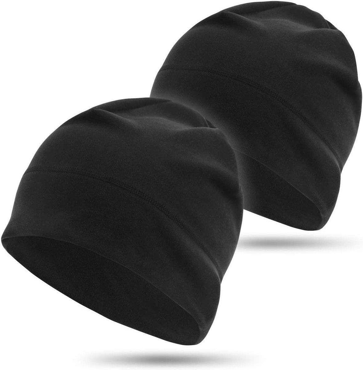 Loopmuts voor heren en dames, sportmuts, fietsmuts, functionele muts, fleece, thermo, ademend, voor hardlopen, skiën, fietsen, snowboarden, klimmen, motorrijden, outdoor