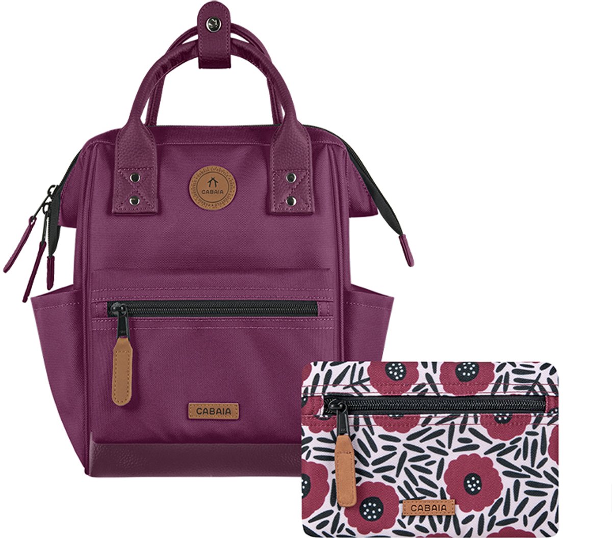 Cabaia Adventure XS 5L Vegan Rugzak Dames & Heren - Rood