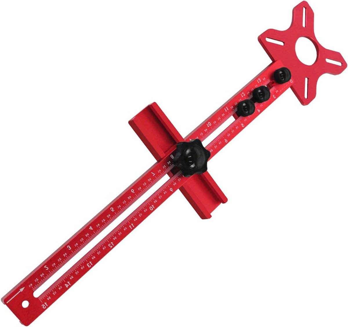 Freesapparaat - Freestafel Inlegplaat - Houtbewerking Precisie - Verbeterde Stabiliteit - 36 cm - Zilver