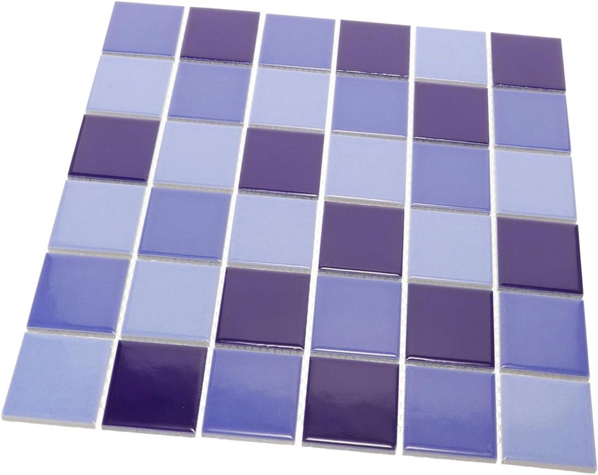 Keramische Wandtegels - Keuken Tegels Vloer Tegels - Decoratie Keuken Badkamer - Krasbestendig Materiaal - 30x30x0.3 cm - Blauw