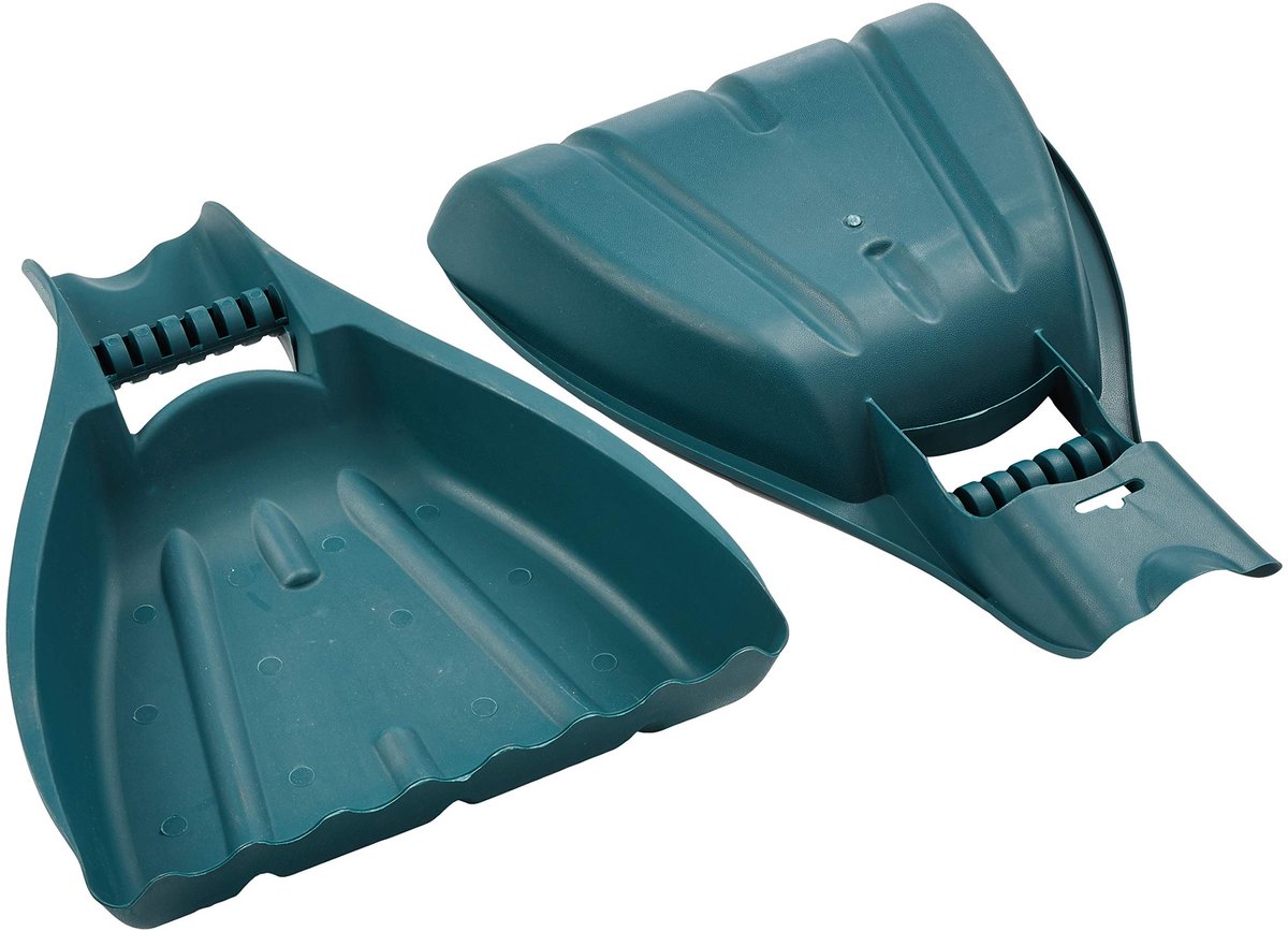Omgoods - Bladverzamelaars in de Vorm van Handschoenen - Set van 2 Groene Collectors
