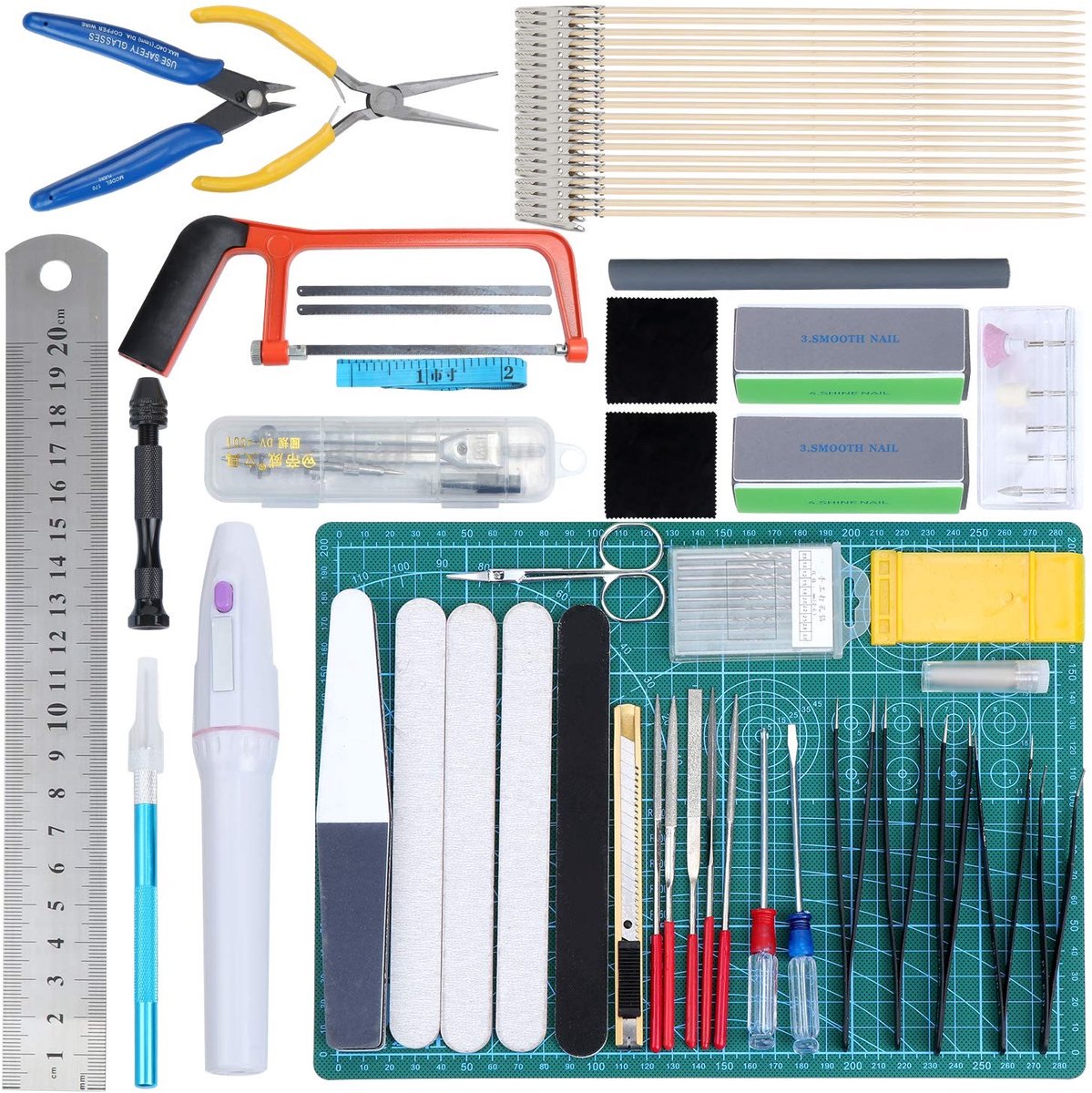 Omgoods - 64PCS Gundam Model Tools Kit - Basis Gereedschap voor Modelbouw