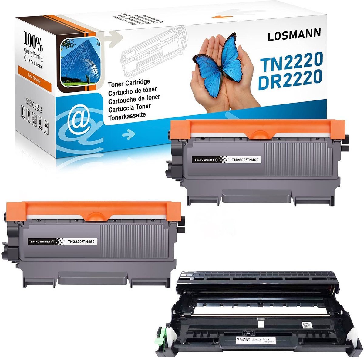Omgoods - Tonercartridges en Drum Compatibel met Brother Printers