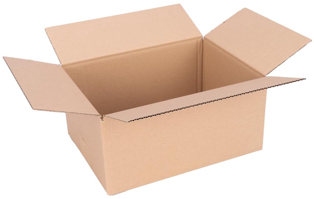 Omgoods - Vouwdozen 250 x 175 x 100 mm KK 24 Bruin - 50 Stuks voor Verpakking
