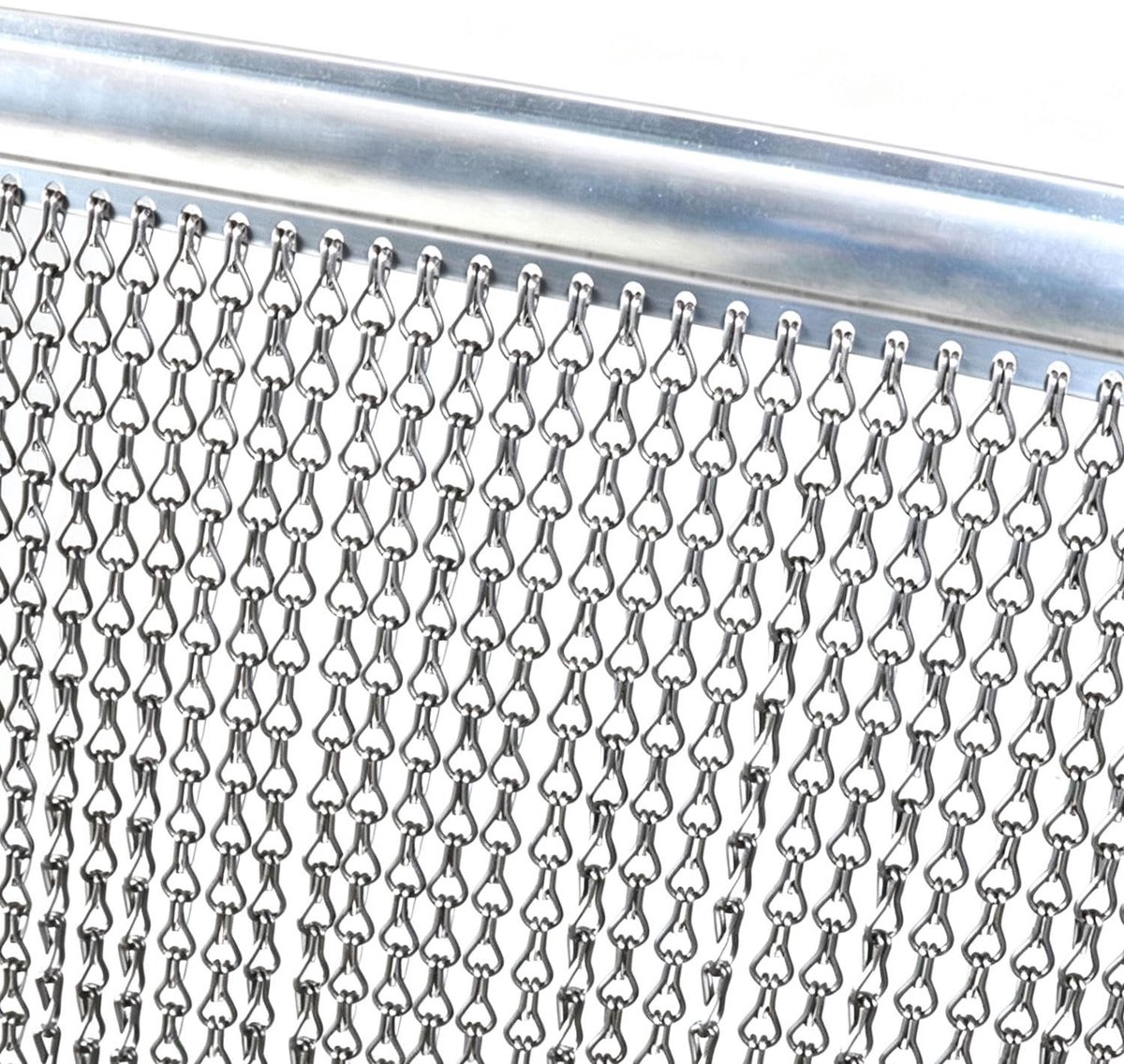 Omgoods - Aluminium Kettinggordijn - Insectenwering voor Deur en Raam 90x200cm