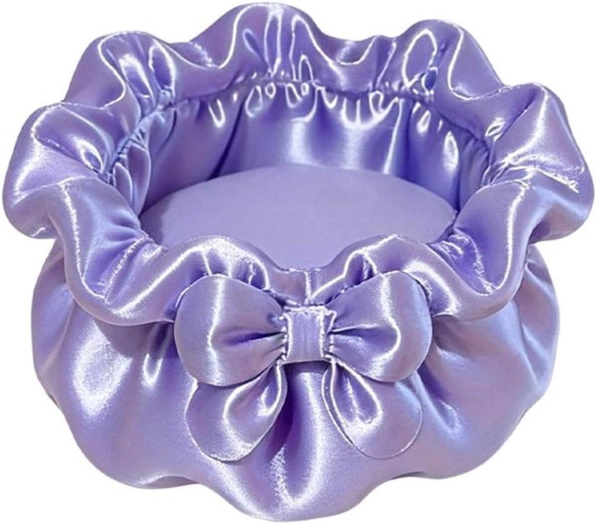 Schaaltje Voor Sieraden - Sieradenhouder Opbergbakje - Accessoires Organiseren - Decoratief Bloemblad Ontwerp - 11 x 6 cm - Paars
