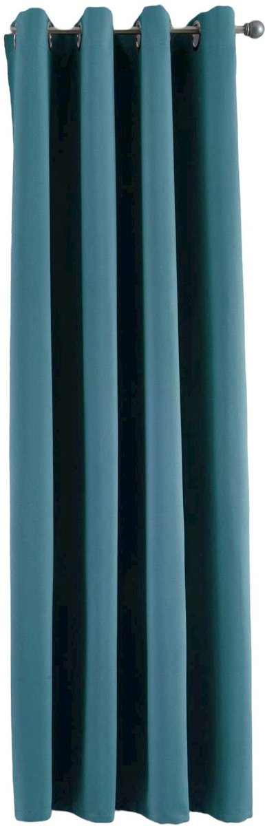 Omgoods - Gardinenbox Opaque 'NewYork' Petrol - 160 x 140 cm - Verduisterend