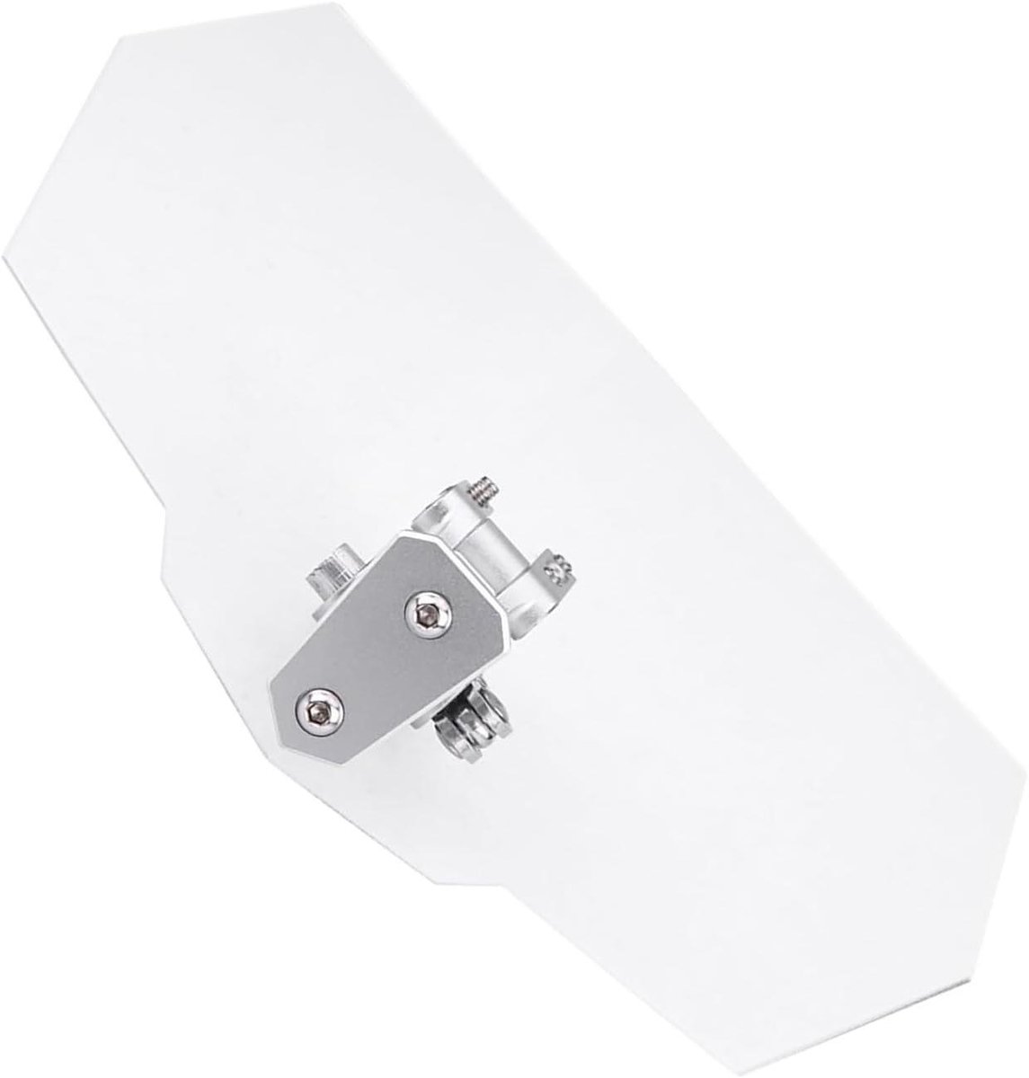 Motorfiets Windscherm - Winddeflector Versteller - Hoofdbescherming - Universele Pasvorm - 270 x 122 mm - Transparant