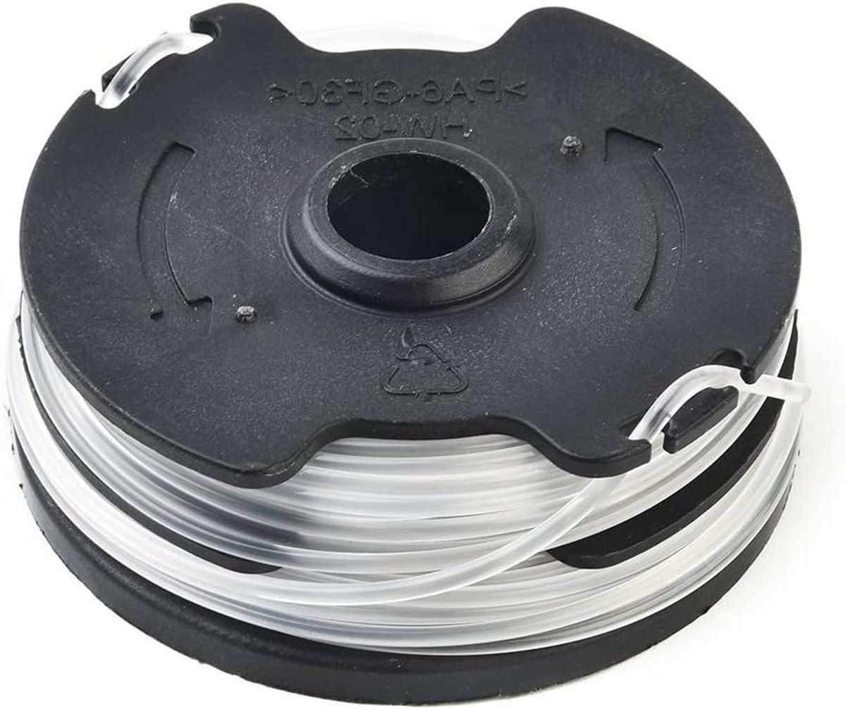 Draadspoelen Set - Trimmer Spoelen - Gazon Onderhoud - Automatische Draadaanvoer - 2x 4m - Zwart